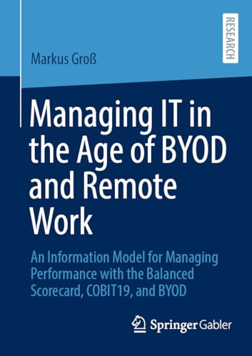 Buchcover: Managing IT in the Age of BYOD and Remote Work