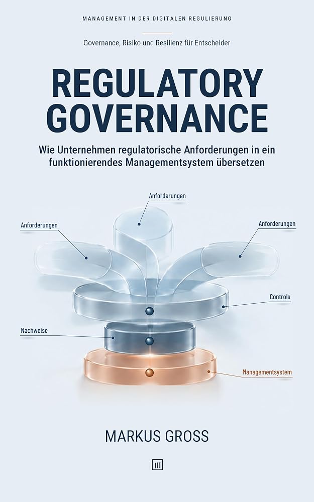 Buchcover: REGULATORY GOVERNANCE: Wie Unternehmen regulatorische Anforderungen in ein funktionierendes Managementsystem übersetzen